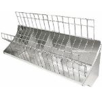 Ταΐστρα κουνελιών, μεταλλική, εξωτερική με χορτοδόχο, 4 θέσεων