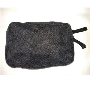 Τσαντάκι ζώνης οριζόντιο μαύρο