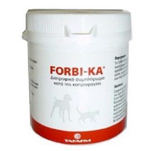 Διατροφικό συμπλήρωμα κατά της κοπροφαγίας για σκύλο και γάτα FORBI-Ka 50g
