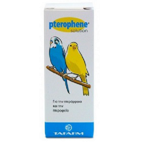 Διατροφικό συμπλήρωμα για ωδικά πτηνά και παπαγαλάκια PTEROFENE 15ml