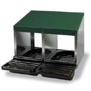 Φωλιά κότας, 2 θέσεων, με πλαστικό καλάθι