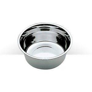 Μπωλ ανοξείδωτο φαγητού/νερού για σκύλο & γάτα 0.45lt
