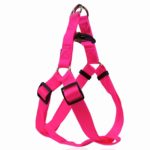 Σαμαράκι σκύλου ιμάντας PLAIN LINE HARNESS TYPE A φωσφορίζον ροζ large