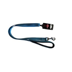 Οδηγός σκύλου ιμάντας SINGLE LAYER LEASH WITH NEOPRENE HANDLE μπλε
