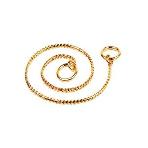 Αλυσίδα λαιμού σκύλου ROUND BRASS