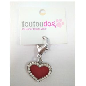 Μπιζού σκύλου ENAMEL HEART