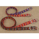 Περιλαίμιο σκύλου Ιμάντας πολύχρωμο ΚΕΝΤΗΜΑ 50 Χ 2cm μαύρο