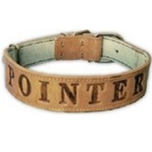 Περιλαίμιο σκύλου δερμάτινο POINTER