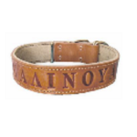 Περιλαίμιο σκύλου δερμάτινο 'ΜΑΛΙΝΟΥΑ'