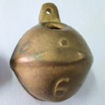 Κουδουνάκι σκύλου στρόγγυλο μπρούτζινο βαρύ 3,8cm  69gr