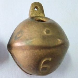 Κουδουνάκι σκύλου στρόγγυλο μπρούτζινο βαρύ 3,8cm  69gr