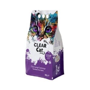 Άμμος υγιεινής γάτας μπετονίτης Clear Cat Blanco Lavander 10lt
