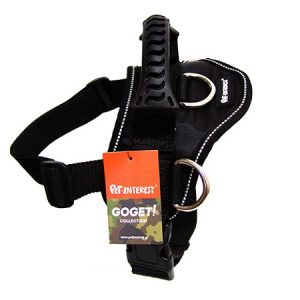 Σαμαράκι σκύλου GOGET HARNESS BLACK 3 D-RINGS large