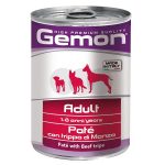 Κονσέρβα σκύλου GEMON Paté Adult 1-8 ΕΤΩΝ με Πατσά Βοδινού 400gr