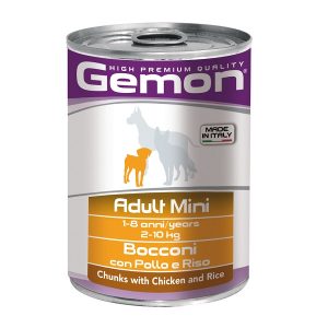 Κονσέρβα σκύλου GEMON Adult medium με Κοτόπουλο και Ρύζι 415gr