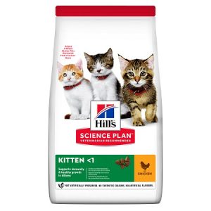 Ξηρά τροφή για αναπτυσσόμενες γάτες HILL'S SP FELINE KITTEN Chicken 1,5kg
