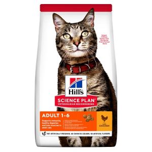 Ξηρά τροφή για ενήλικες γάτες HILL'S SP FELINE Adult Chicken 1,5kg