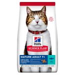 Ξηρά τροφή για ηλικιωμένες γάτες HILL'S SP FELINE Mature Adult Tuna 1,5kg