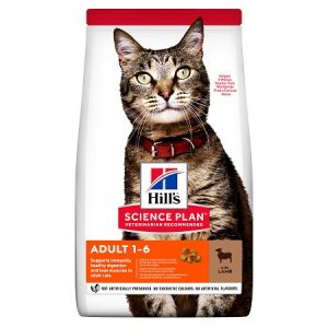 Ξηρά τροφή για ενήλικες γάτες HILL'S SP FELINE Adult Lamb 1,5kg