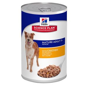 Κονσέρβα σκύλου HILL'S SP CANINE Mature Adult with chicken 12 τμχ/370gr