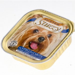 Κεσεδάκι σκύλου STUZZY DOG ALUCUPS Μοσχάρι με καρότα 22 τμχ Χ 150g