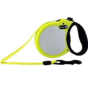 Οδηγός σκύλου πτυσσόμενος ALCOT VISIBILITY medium κίτρινο