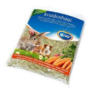 Σανός για κουνέλια νάνους DUVO με καρότο 500gr (07.68.443)