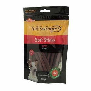 Σνακ σκύλου στικ με μοσχάρι SOFT BEEF STICKS 100gr