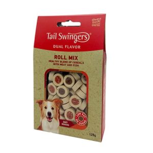 Σνακ σκύλου ρολάκια με κρέας και ψάρι HEALTHY BLEND OF CEREALS WITH MEAT AND FISH 125gr