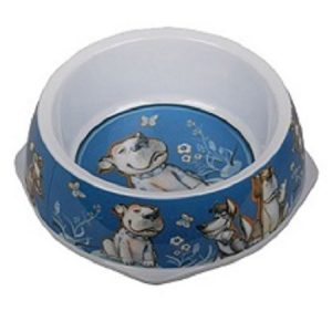 Μπωλ μελαμίνης φαγητού/νερού για σκύλο & γάτα BOWL 450ml (2233 -B)