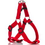 Σαμαράκι σκύλου ιμάντας PLAIN LINE HARNESS TYPE A κόκκινο large