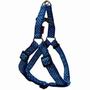 Σαμαράκι σκύλου ιμάντας DOTS HARNESS TYPE A μπλε extra small