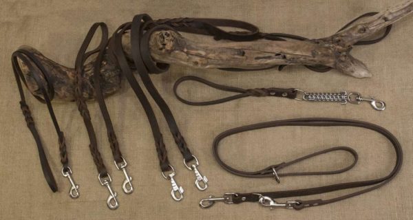 Οδηγός σκύλου δερμάτινος λαδιού μοσχάρι Α' 1.8 Χ 200cm - Image 2