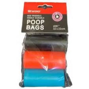 Ανταλλακτικά σακουλάκια περιττωμάτων σκύλου για τα DISPENCER - REFILL POOP BAGS 15τμχ./ρολό