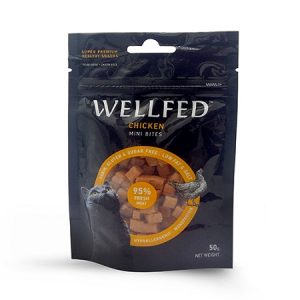 Σνακ για γάτες WELLFED Mini Chicken Bites 50gr