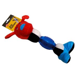 Παιχνίδι σκύλου ZOO FRIENDS PLUSH+TPR μπλε