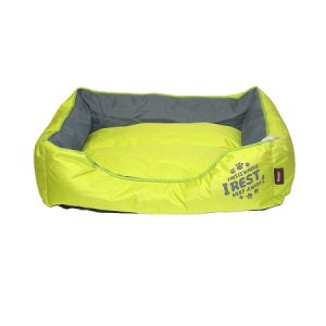 Κρεβατάκι σκύλου γάτας RECTANGULAR BED λάιμ 55*45*19cm