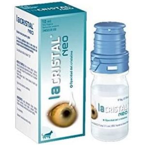 Οφθαλμικές σταγόνες για σκύλο και γάτα για την αδιαφάνεια του κερατοειδούς LACRISTAL 10ml