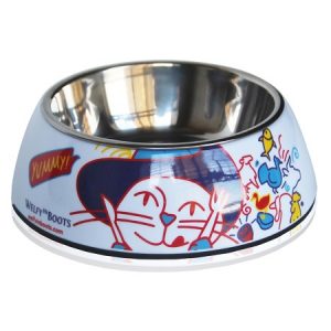 Μπωλ μελαμίνης φαγητού νερού για γάτα DELUXE DUAL CAT BOWL WELFY 200ml