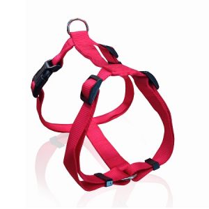 Σαμαράκι σκύλου ιμάντας PLAIN LINE HARNESS TYPE B large 2,5*55-82cm κόκκινο