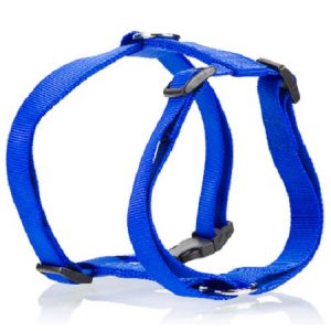 Σαμαράκι σκύλου ιμάντας PLAIN LINE HARNESS TYPE B large 2,5*55-82cm μπλε
