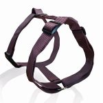 Σαμαράκι σκύλου ιμάντας PLAIN LINE HARNESS TYPE B large 2,5*55-82cm καφέ