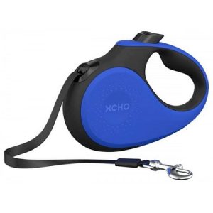 Οδηγός σκύλου πτυσσόμενος XCHO TAIJI Medium 5M ΕΩΣ 25KG μπλε