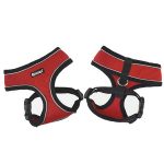 Σαμαράκι σκύλου MESH HARNESS with collar Reflective Piping κόκκινο Extra small