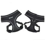 Σαμαράκι σκύλου MESH HARNESS with collar Reflective Piping μαύρο Medium