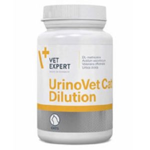 Διατροφικό συμπλήρωμα για το ουροποιητικό για γάτα URINOVET DILUTION 45 caps twist off
