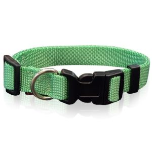 Περιλαίμιο σκύλου Ιμάντας PLAIN LINE COLLARS ανοιχτό πράσινο Xsmall 1*19-33cm