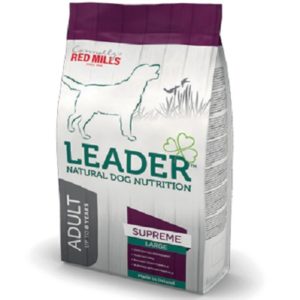 Ξηρά τροφή για ενήλικους μεγαλόσωμους σκύλους RED MILLS LEADER ADULT SUPREME large κοτόπουλο 12kgr