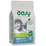 Ξηρά τροφή για ενήλικους μικρόσωμους σκύλους , μονοπρωτεινική OASY OAP ADULT small/mini lamb 2.5kgr