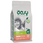 Ξηρά τροφή για ενήλικους μικρόσωμους σκύλους , μονοπρωτεινική OASY OAP ADULT small/mini salmon 2.5kgr